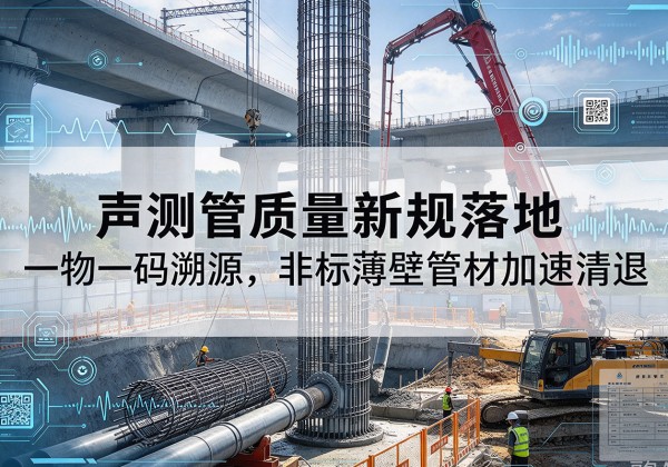 南阳声测管质量新规落地，一物一码溯源，非标薄壁管材加速清退