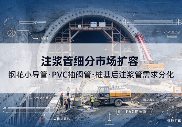 南阳注浆管细分市场扩容，隧道钢花小导管、PVC 袖阀管、桩基后注浆管需求分化